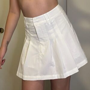 Glassons Ivory Buttoned Skirt